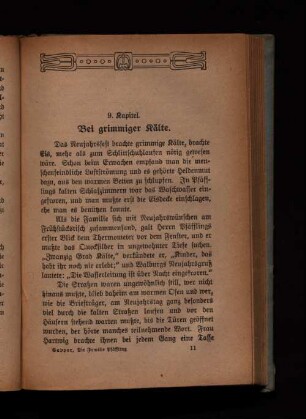 9. Kapitel. Bei grimmiger Kälte.