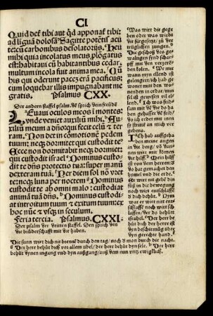 Psalmus. CXXI. - Psalmus. CXXX.