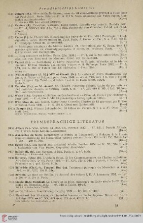 Fremdsprachige Literatur (Nr. 1034-1138)