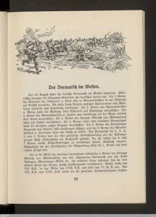 Der Vormarsch im Westen
