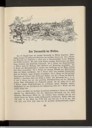 Der Vormarsch im Westen