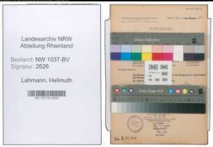 Entnazifizierung Hellmuth Lahmann , geb. 23.11.1904 (Regierungsbaurat)