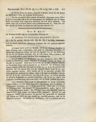 B. Prüfung des materiellen Hypotheken-Rechts.