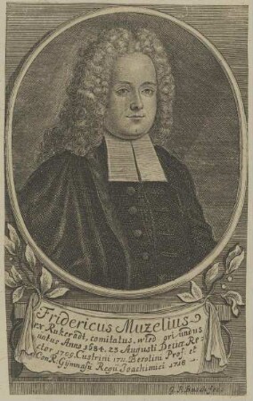 Bildnis des Fridericus Muzelius