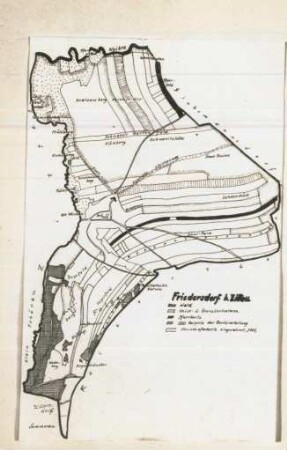 Friedersdorf (Schlesien) : Friedersdorf (gehört heute zu Bogatynia), Flurkarte
