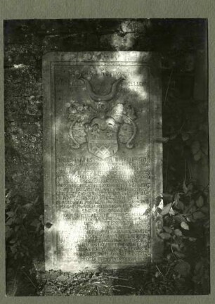 alter Friedhof, Grabstein des Joh. Heintzenberg