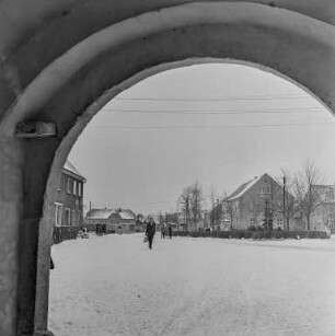 Radibor : Radibor. Ortsansicht. Winteraufnahme