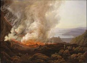 Der Ausbruch des Vesuv im Dezember 1820