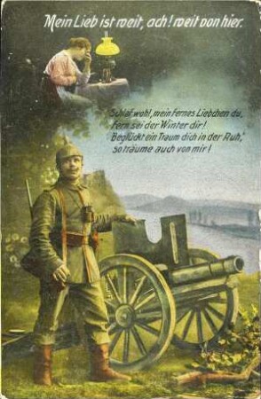 Mein Lieb ist weit, ach! weit von hier. - Schlaf wohl, mein fernes Liebchen du [...]