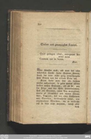 Sieben und zwanzigstes Kapitel.