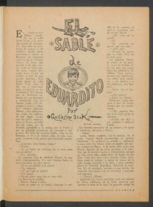 El sable de Eduardito
