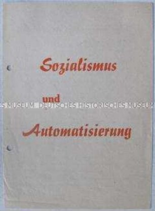 Wirtschaftspolitische Propagandaschrift der IG Wismut