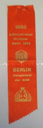DTSB (Deutscher Turn- und Sportbund), 9. Neujahrslauf in Berlin