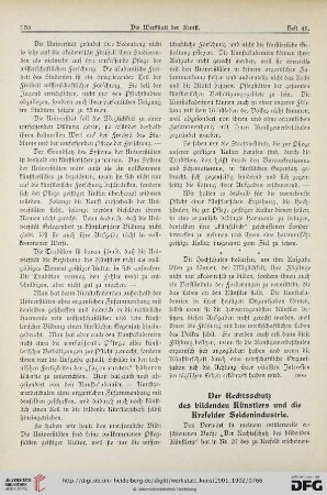 1: Der Rechtsschutz des bildenden Künstlers und die Krefelder Seidenindustrie