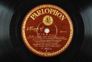 Aida : III. Akt, 3. Finale, Duett Aida-Radames, II. Teil: "Zur Ferne entfliehn" (Sovra una terra estrama) / (G. Verdi)