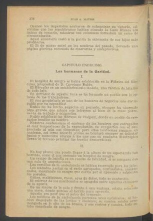 Capítulo undécimo. - Las hermanas de la Caridad.