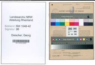 Entnazifizierung Georg Drescher , geb. 28.02.1898 (Haendler)