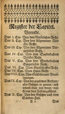D. Samuel Reyhers, JC. ... Kurtz gefasste Allgemeine Rechts-Geschichte, Oder: Historia Juris Universalis