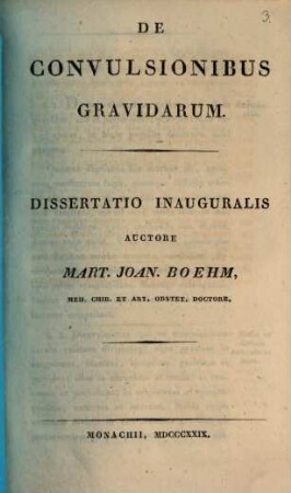 De convulsionibus gravidarum : diss. inaug.