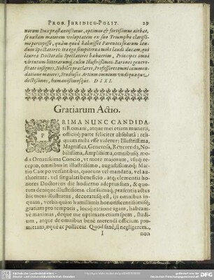 Gratiarum Actio