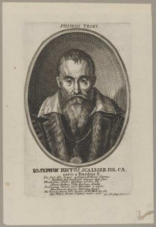 Bildnis des Ioseph Iustus Scaliger Iul Cae