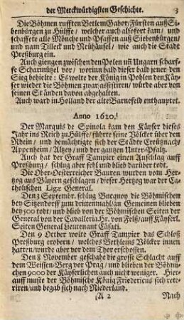 Kürtze Chronica der merckwürdigsten Geschichte. Von Anno 1618 biß 1670.
