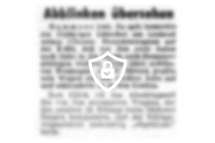 Abblinken übersehen
