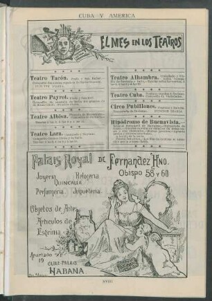 El mes en los teatros