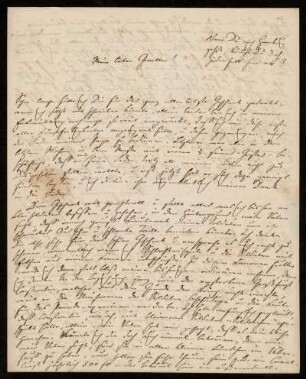 Nr. 10: Brief von Rudolf von Jhering an Carl Friedrich Wilhelm von Gerber, Gießen, 12.2.1858