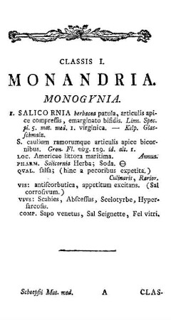 Monogynia