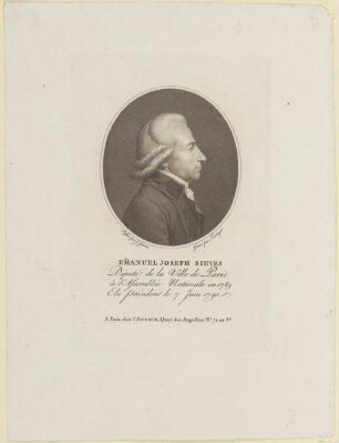 Bildnis des Emmanuel Joseph Sieyes