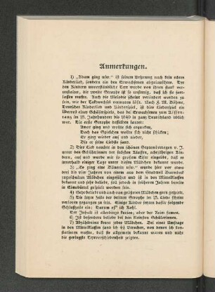Anmerkungen.