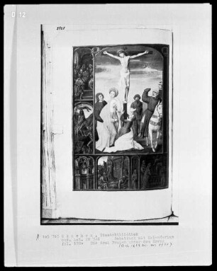 Gebetbuch mit Kalendarium — Kreuzigung Christi, Folio 178verso
