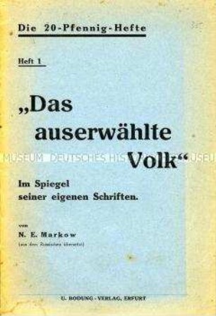 Antisemitische Hetzschrift