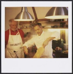 Wolfram Siebeck und Otto Fehrenbacher bei den Mahlberger Kochtagen