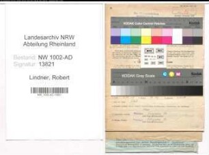 Entnazifizierung Robert Lindner, geb. 05.02.1908 (Verw.Angest.)