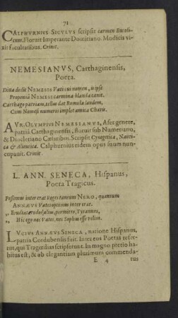 L. Ann. Seneca