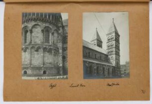 Dom St. Laurentius, Lund: Choransicht, Ansicht Norden (aus: Skizzen- und Fotoalbum 27)