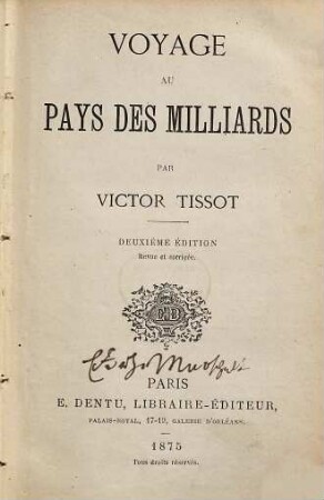 Voyage au pays des milliards