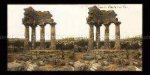Ruinen vom Tempel Castor und Pollux, Agrigent