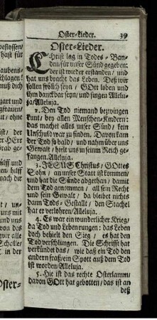 Oster-Lieder