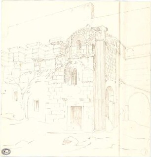Lange, Ludwig; Lange - Archiv: II.4 Muhamedanischer Stil; Byzantinischer Stil - Haus (Teilansicht)