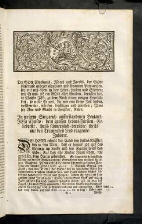 3-6, Der Gott Abrahams, Isaacs und Jacobs, ...