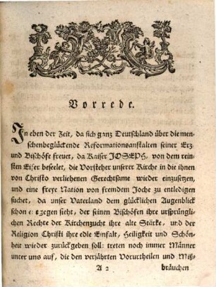 Widerlegung der in Französischer Sprache erschienenen historisch-theologisch- und kritischen Bemerkungen über den Erzbischöflichen Hirtenbrief Sr. Kurfürstlichen Durchlaucht zu Kölln 1787 vom 4ten Hornung 1787