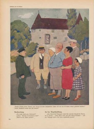 "Dieses Schloß, meine Damen und Herren, ..."