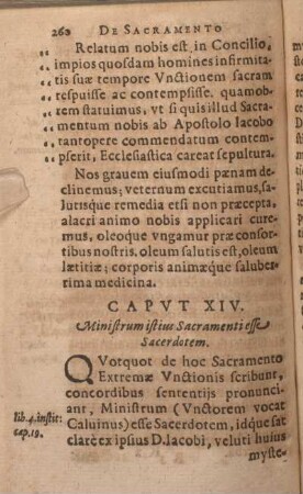 Capvt XIV. Ministrum istius Sacramenti esse Sacerdotem.