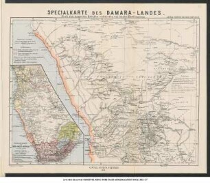 Specialkarte des Damara-Landes : nach den neuesten Quellen