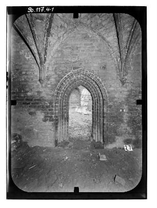 Brandenburg an der Havel. Dominikanerkloster St. Pauli (Ruine). Innenansicht