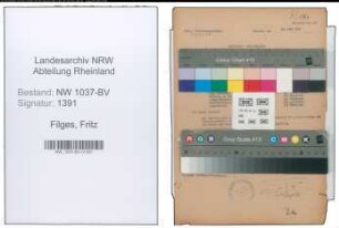 Entnazifizierung Fritz Filges , geb. 07.10.1880 (Zigarrenhaendler)