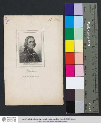 Fénélon / Né en 1651, Mort en 1715 / Tavernier sc. (Acier)